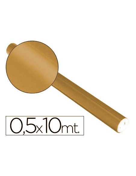 PAPEL METALIZADO COBRE ROLLO CONTINUO 0,5 X 10 MT