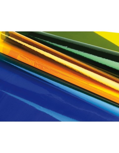 PAPEL CELOFAN ROLLO AMARILLO 0,60 X 10 MT