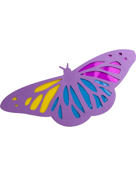 PAPEL CELOFAN LIDERPAPEL 50X70 CM 22G/M2 BOLSA DE 5 HOJAS VIOLETA