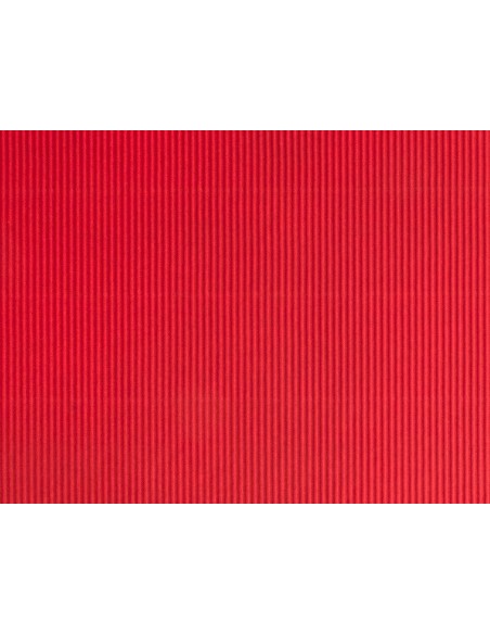 CARTON ONDULADO ROJO HOJA 50X70 CM 320 GR