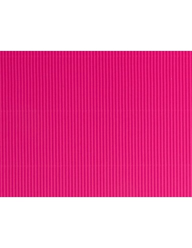 CARTON ONDULADO FUCSIA HOJA 50X70 CM 320 GR
