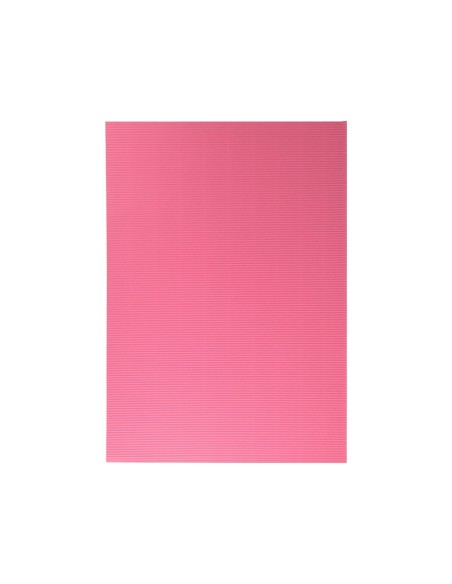 CARTON ONDULADO ROSA HOJA 50X70 CM 320 GR