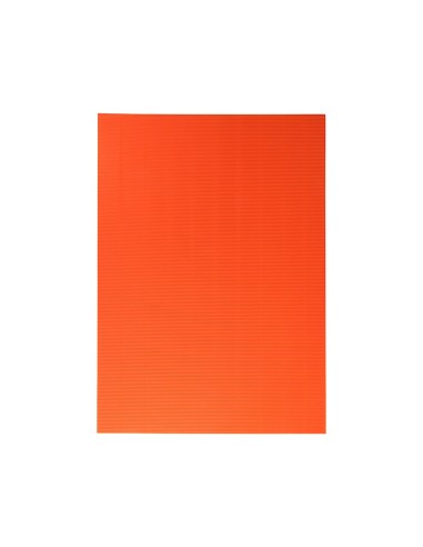 CARTON ONDULADO NARANJA HOJA 50X65 CM 320 GR