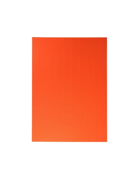 CARTON ONDULADO NARANJA HOJA 50X65 CM 320 GR