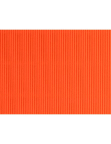 CARTON ONDULADO NARANJA HOJA 50X65 CM 320 GR