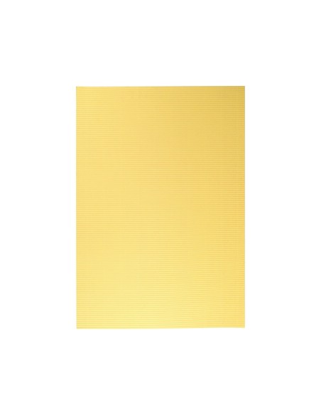 CARTON ONDULADO AMARILLO HOJA 50X70 CM 320 GR