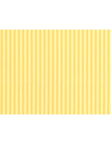 CARTON ONDULADO AMARILLO HOJA 50X70 CM 320 GR