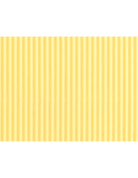 CARTON ONDULADO AMARILLO HOJA 50X70 CM 320 GR