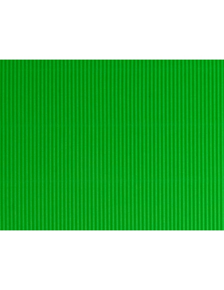 CARTON ONDULADO VER PISTACHO HOJA 50X70 CM 320 GR