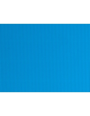 CARTON ONDULADO CELESTE HOJA 50X70 CM 320 GR