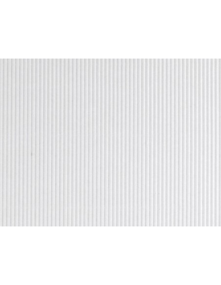 CARTON ONDULADO BLANCO HOJA 50X70 CM 320 GR