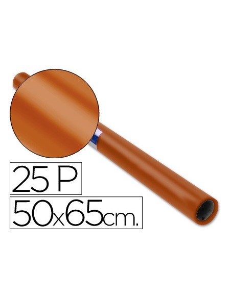 PAPEL CHAROL ROLLO MARRON 25 H.50X65 CM