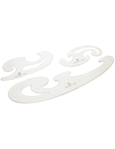 PLANTILLAS CURVAS D.F. CRISTAL-JUEGO 3