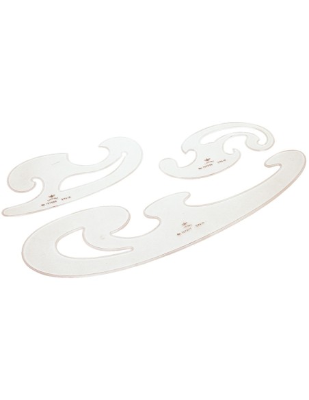 PLANTILLAS CURVAS D.F. CRISTAL-JUEGO 3