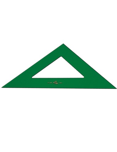 ESCUADRA FABER 25 CM PLASTICO VERDE