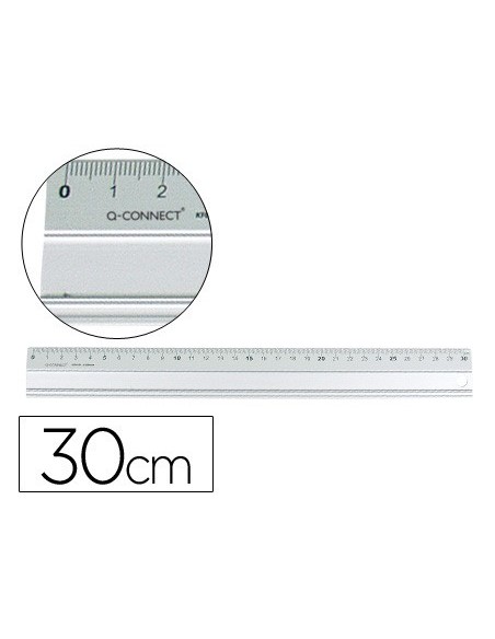 REGLA METALICA Q-CON.AL.30 CM