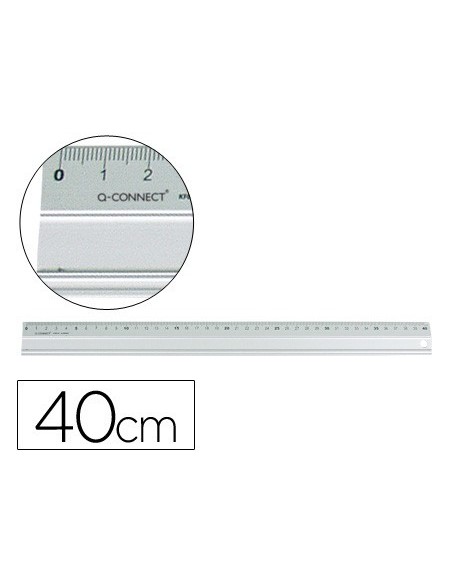 REGLA METALICA Q-CON.AL.40 CM