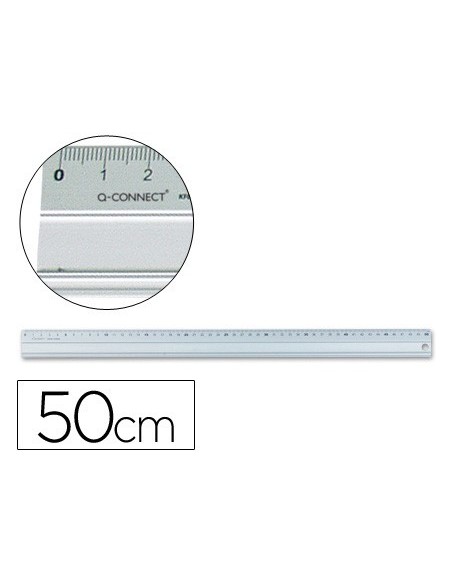 REGLA METALICA Q-CON.AL.50 CM