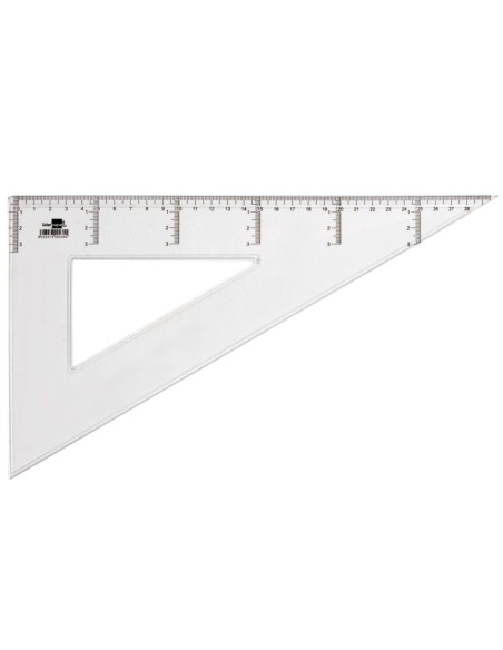 CARTABON 30 CM PLASTICO CRISTAL