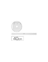 REGLA MOR 40 CM PLASTICO TPTE. 2