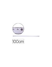 REGLA METALICA Q-CONNECT ALUMINIO 1 M KF16823 2