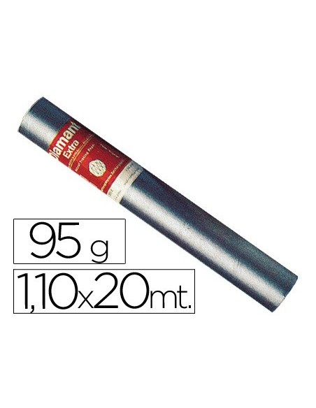 PAPEL VEGETAL DIAMANT 90-95 GR-ROLLO 1.10X20 MT