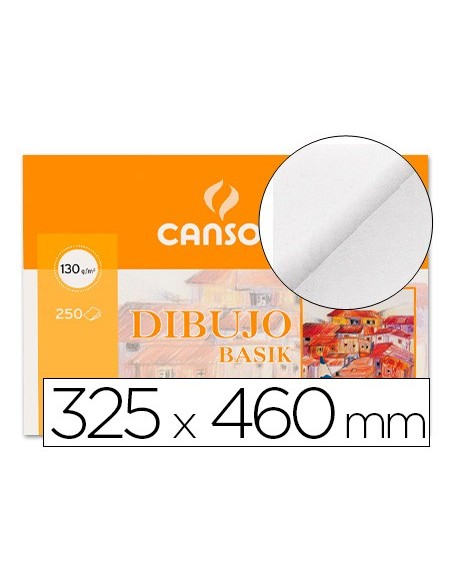PAPEL DIBUJO BASIK 32.5X46 130 GR SIN RECUADRO