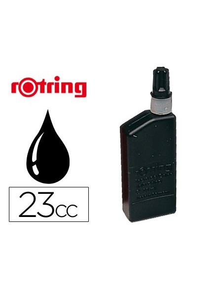TINTA CHINA ROTRING NEGRA FRASCO 23 CC