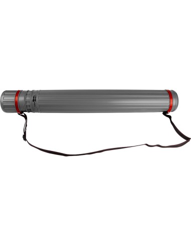 PORTAPLANOS PLASTICO DIAMETRO 9 CM EXTENSIBLE HASTA 125 CM GRIS