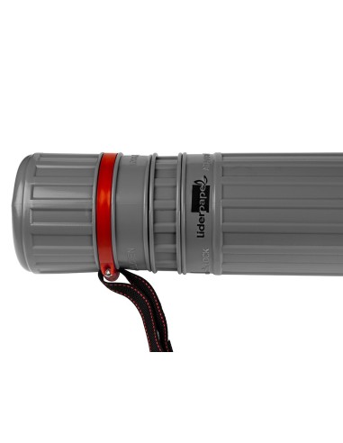 PORTAPLANOS PLASTICO DIAMETRO 9 CM EXTENSIBLE HASTA 125 CM GRIS