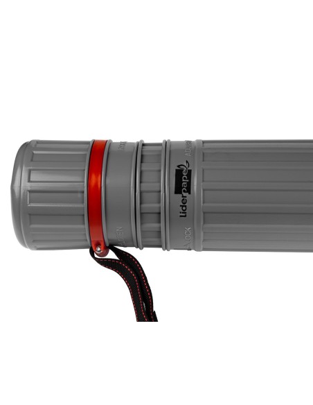 PORTAPLANOS PLASTICO DIAMETRO 9 CM EXTENSIBLE HASTA 125 CM GRIS