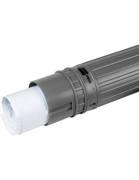 PORTAPLANOS PLASTICO DIAMETRO 9 CM EXTENSIBLE HASTA 125 CM GRIS