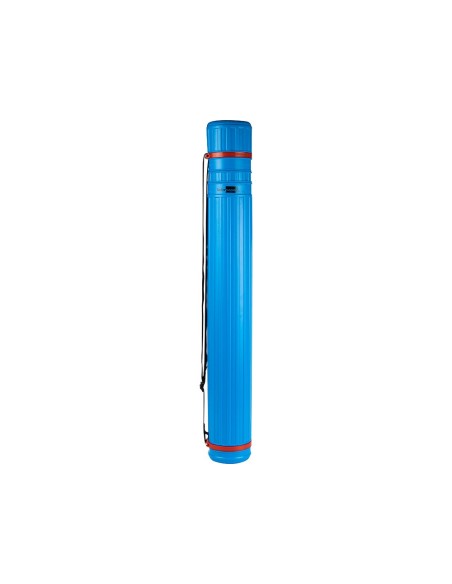 PORTAPLANOS PLASTICO DIAMETRO 9 CM EXTENSIBLE HASTA 125 CM AZUL
