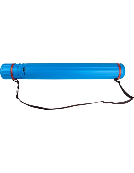 PORTAPLANOS PLASTICO DIAMETRO 9 CM EXTENSIBLE HASTA 125 CM AZUL
