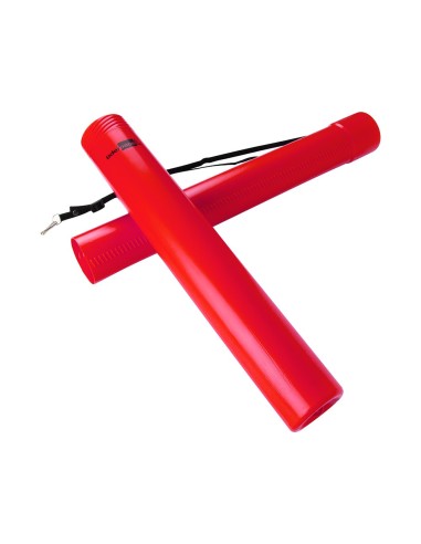 PORTAPLANOS PLASTICO DIAMETRO 6 CM EXTENSIBLE HASTA 80 ROJO