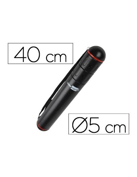 PORTAPLANOS PLASTICO DIAMETRO 5 X 40 CM NO EXTENSIBLE NEGRO