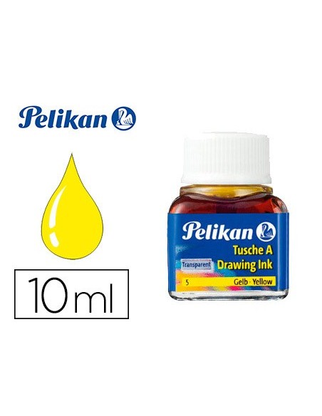 TINTA CHINA PELIKAN AMARILLO N.5 FRASCO 10 ML