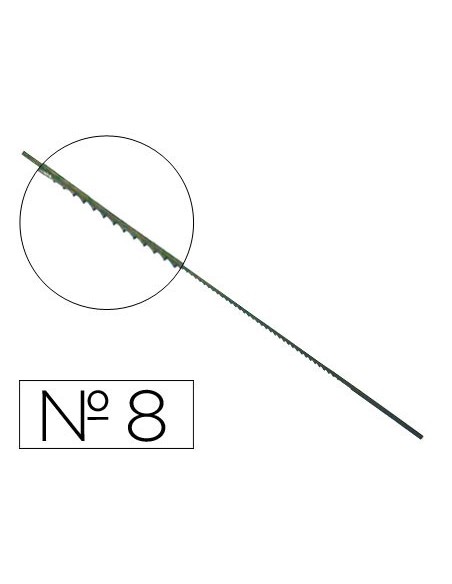 PELOS SEGUETA MADERA N.8 CAJA 144