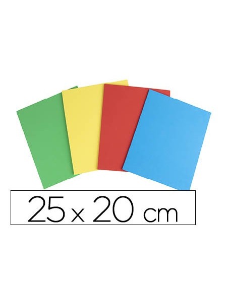 CAUCHO COLOR PLANCHA 25X20CM BOLSA CUATRO