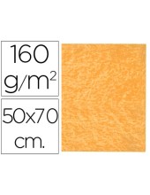 FIELTRO LIDERPAPEL 50X70CM NARANJA 160G/M2
