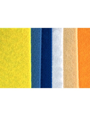 FIELTRO LIDERPAPEL 50X70CM AZUL CLARO 160G/M2