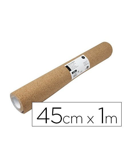 CORCHO ADHESIVO ANCHO 45CM LONGITUD 1M ESPESOR 1MM ROLLO