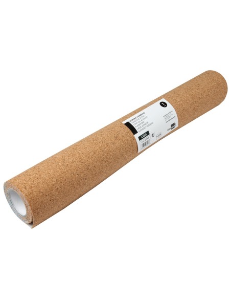 CORCHO ADHESIVO ANCHO 45CM LONGITUD 1M ESPESOR 1MM ROLLO
