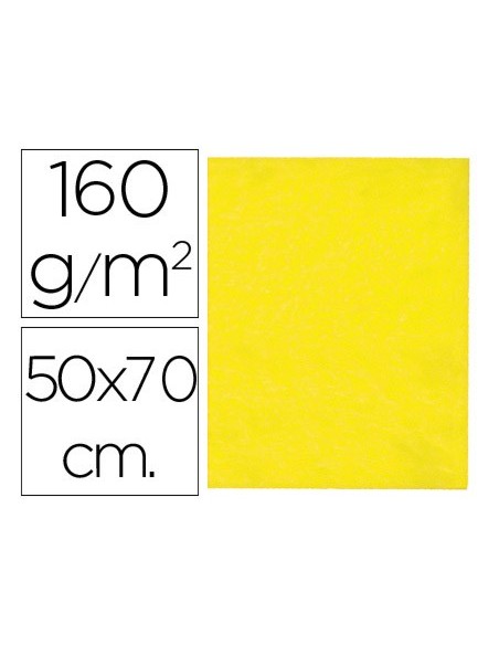 FIELTRO LIDERPAPEL 50X70 CM AMARILLO 160 G/M2