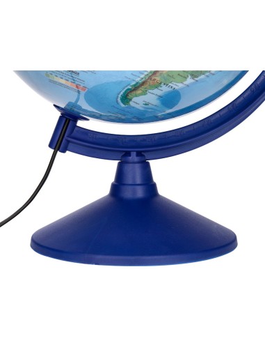 GLOBO TERRAQUEO  LUZ FISICO POLITICO ESCRIBIBLE DIAMETRO 30 CM