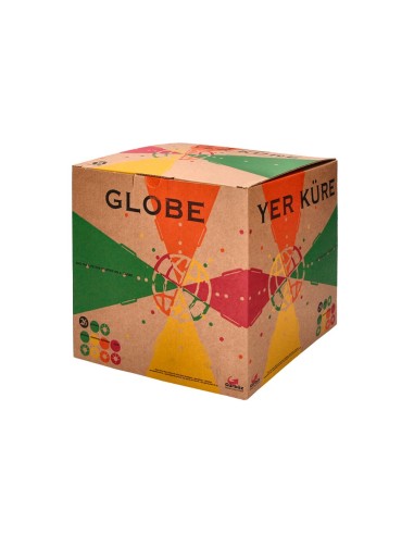 GLOBO TERRAQUEO  LUZ FISICO POLITICO DIAMETRO 26 CM