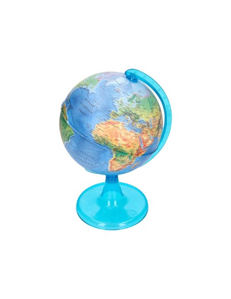 GLOBO TERRAQUEO  MAPA FISICO DIAMETRO 15 CM