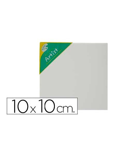 BASTIDOR ARTIST LIENZO GRAPADO TRASERO ALGODON 100% 10X10 CM