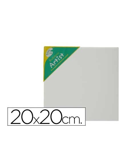 BASTIDOR ARTIST LIENZO GRAPADO TRASERO ALGODON 100% 20X20 CM