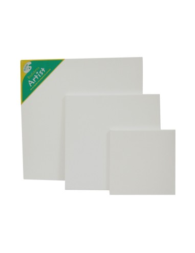 BASTIDOR ARTIST LIENZO GRAPADO TRASERO ALGODON 100% 30X30 CM